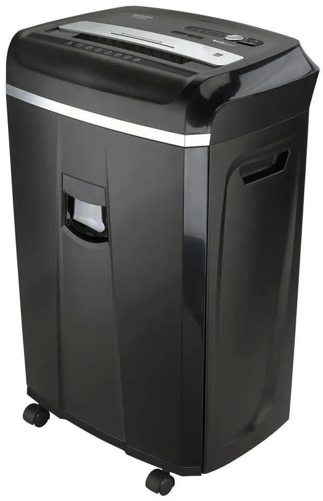 Main image of Anti-Jam 20-Sheet Crosscut CD/Paper and Credit Card Shredder, 7-Gallon pullout Basket, 60 Minutes Continuous Run Time