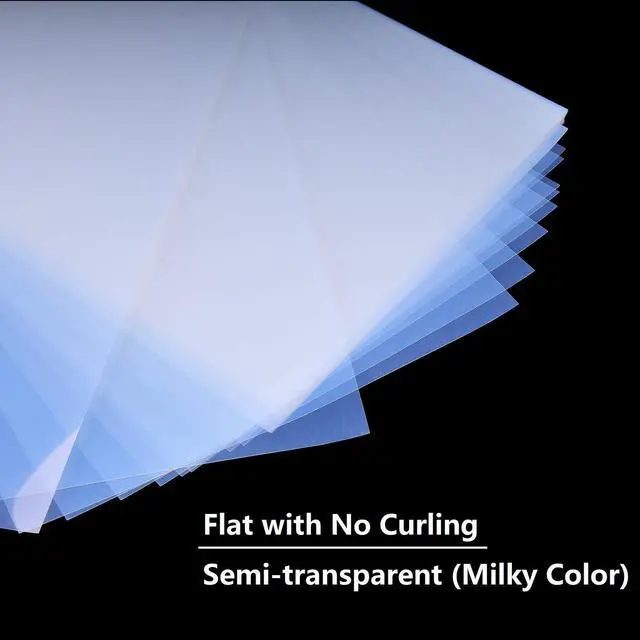 Alt view image 2 of 6 - Waterproof Inkjet Transparency Film, 13x19 inch 100 Sheets | for Silk Screen Printing, Crafting