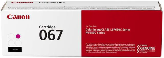 Main image of Genuine 067 Magenta Toner Cartridge Compatible with LBP633Cdw, LBP632Cdw, MF652Cdw, MF653Cdw, MF654Cdw, MF656Cdw