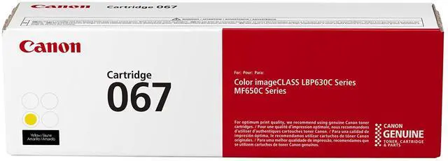 Main image of Genuine 067 Yellow Toner Cartridge Compatible with LBP633Cdw, LBP632Cdw, MF652Cdw, MF653Cdw, MF654Cdw, MF656Cdw