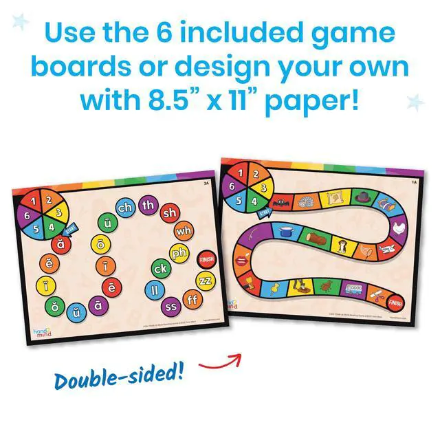 Alt view image 4 of 7 - Little Minds at Work Game Tray Set by Tara West, Includes Reading & Math Preschool Learning Activities, Science of Reading Manipulatives, Math Games for Kids, Teacher Supplies for Classroom