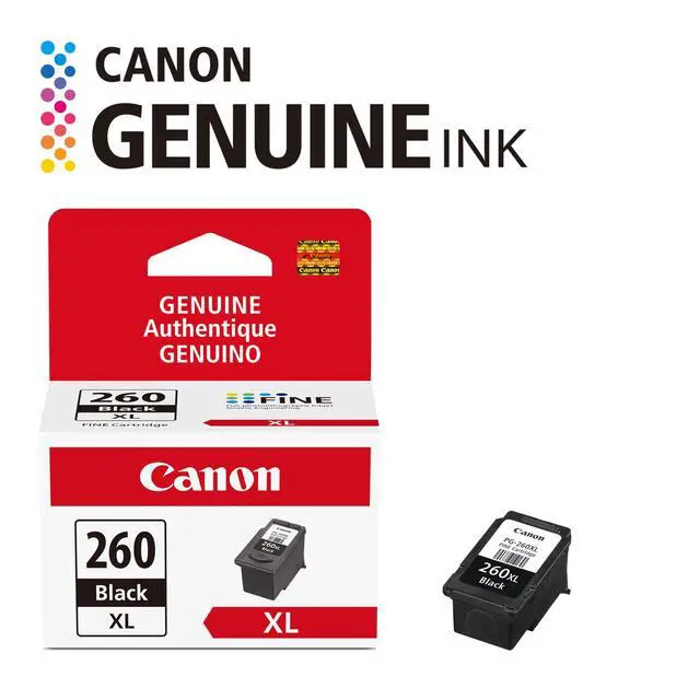 Alt view image 2 of 7 - PG-260 XL Genuine Black Ink Cartridge,Compatible with TS5320/6420/6420a,TR7020/7020a,(Pack of 2)