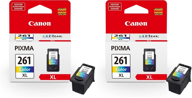 Main image of Ink CL-261XL Amr Printer Ink, Extra Large, Multi (Pack of 2)