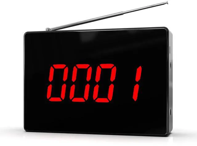 Main image of Wireless Calling System Customers Patient Pager System 1 Display Receiver OnlyNeed to Be Paired with Transmitter to Work