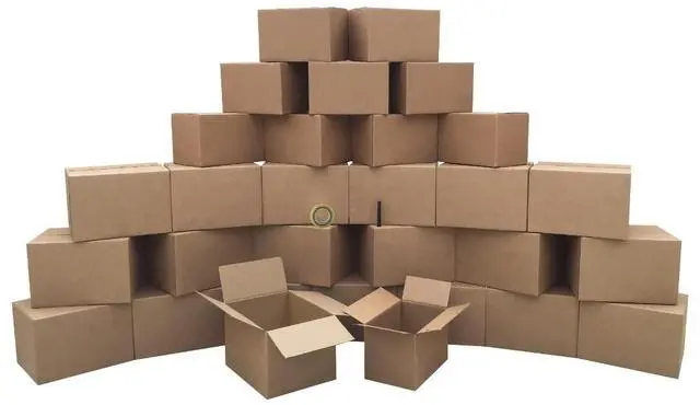 Main image of Moving Boxes 2 Room Economy Moving Kit 30 Boxes, Bubble Roll, & Packing Tape