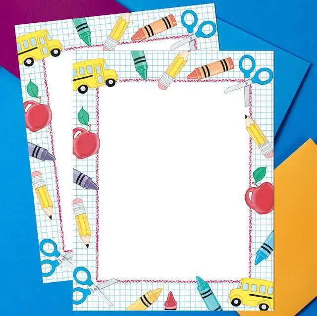 Alt view image 3 of 3 - School Stuff Letterhead, 80 Count, 8.5"x11" (2013195) (Pack of 12)
