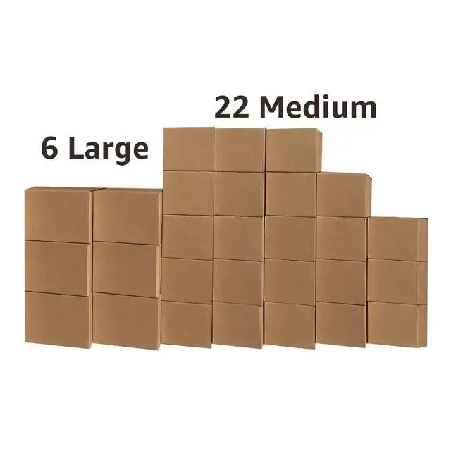 Alt view image 6 of 7 - UBOXES Moving Boxes - 2 Room Bigger Smart Moving Kit - 28 Boxes,Tape, More