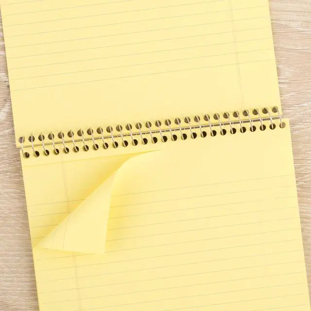 Alt view image 3 of 7 - Writing Pads,Wide Ruled Paper,8-1/2" x 11",70 Sheets,Memo Pads,Note-Pads,Steno-Pads,Yellow (59880),(Pack of 12)