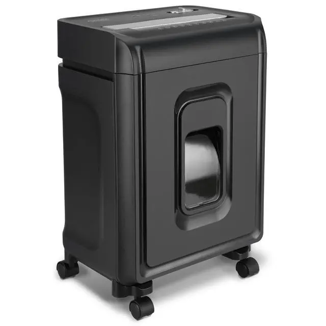 Alt view image 7 of 7 - AU1085MA High-Security 10-Sheet Micro-Cut Paper and Credit Card Shredder with 4-Gallon Pullout Wastebasket/ 20 min Run Time