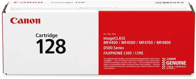 Main image of Genuine 128 Black Toner Cartridge Compatible with MF4450, MF4770n, MF4570 Series, MF4800 Series, D530, D550, L100, L190