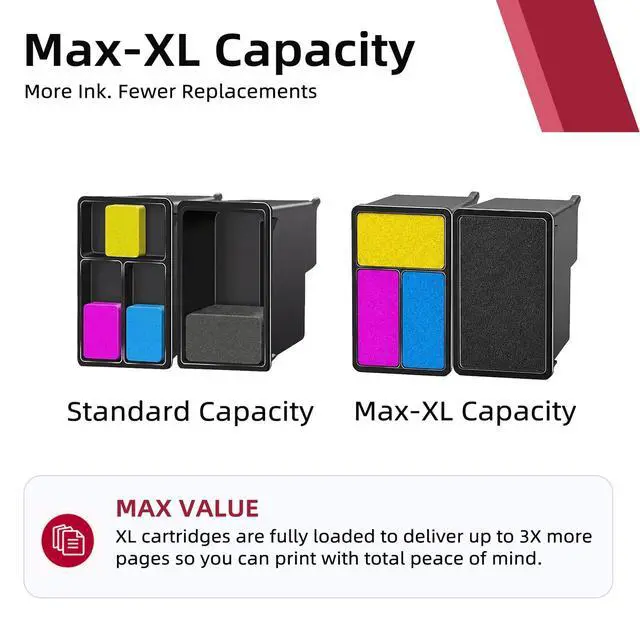 Alt view image 4 of 7 - 260XL Black Compatible Ink Cartridge Replacement for Canon PG-260 PG260 XL PG260XL Ink for Cannon TR7020 TR7020a TR7022 TS6420 TS6400 TS5300 TS5320 TS6420a Printer (Black 2-Pack)