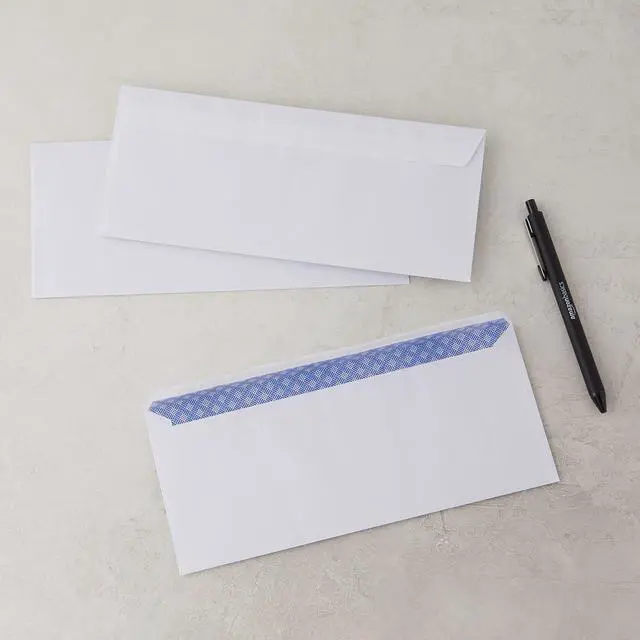 Alt view image 5 of 7 - #10 Security-Tinted Self-Seal Business Envelopes for Documents, Privacy, Home & Office, White, 500 Count (Pack of 5)