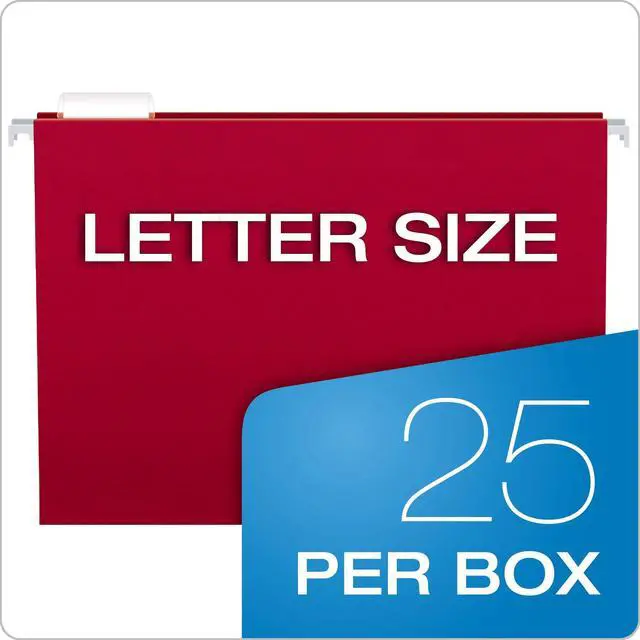 Alt view image 5 of 7 - Hanging File Folders,Letter Size,Assorted Colors,1/5-Cut Adjustable Tabs,25 Per Box (81663),(Pack of 10)