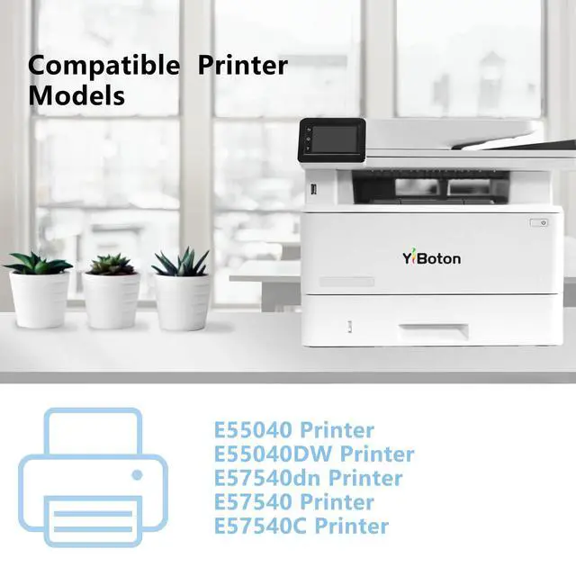 Alt view image 3 of 6 - W9060 W9060MC Black Extra High Capacity Toner Cartridge Compatible with HP Color Managed E55040 E55040DW E57540dn E57540 E57540C Series Printers