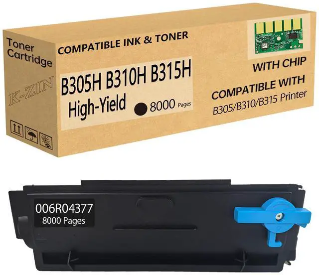 Main image of B310 B315 B305 Black High-Yield 006R04377 Toner Cartridge 8000 Pages | Compatible with Xerox B305 B310 B315 Printers Replaces for 006R04376 006R04377 006R04378 Toner with Chip