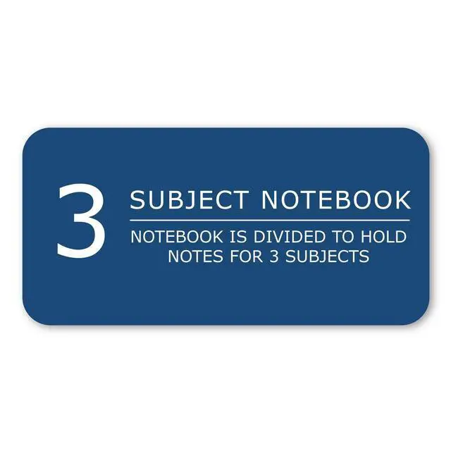 Alt view image 7 of 7 - Environotes Recycled Spiral Notebook 24 Pack, 11" x 9", Three Subject, 100 Sheets, College Ruled Perforated Heavyweight 20 lb Paper, 3 Double Pocket, Made in USA