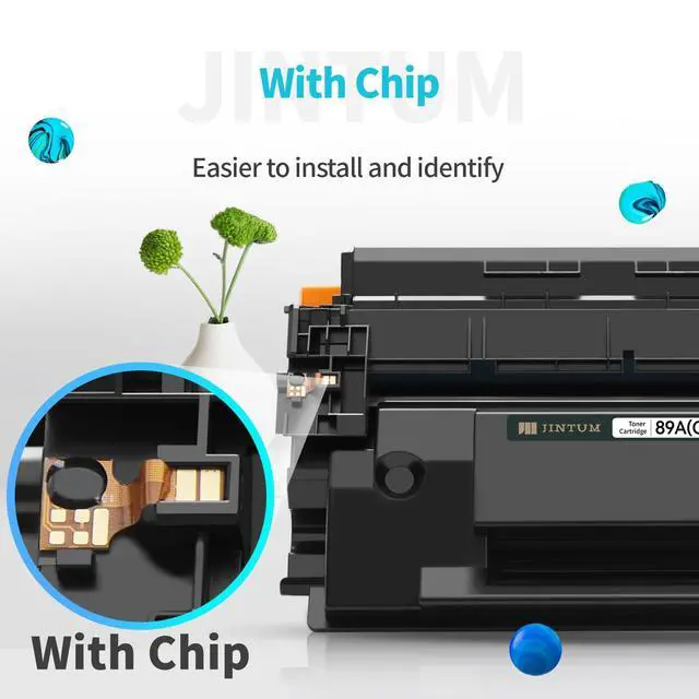 Alt view image 3 of 6 - 89A Compatible Toner Cartridge Replacement for HP 89A 89X 89Y CF289A CF289X CF289Y Black Toner for Enterprise M507 M507n M507dn M507x MFP M528dn M528f M528c M528z M528 Printer (with Chip)