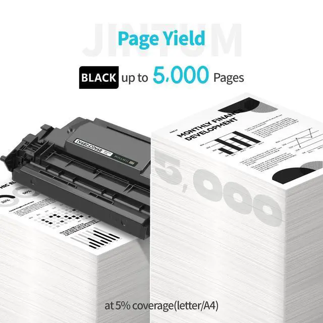 Alt view image 4 of 6 - 89A Compatible Toner Cartridge Replacement for HP 89A 89X 89Y CF289A CF289X CF289Y Black Toner for Enterprise M507 M507n M507dn M507x MFP M528dn M528f M528c M528z M528 Printer (with Chip)