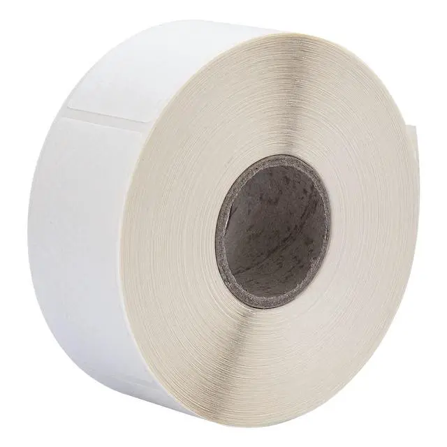 Alt view image 3 of 7 - Blank White 1 x 2 Inch Dissolvable Labels for Food Rotation Prep roll of 500 (9 Rolls)