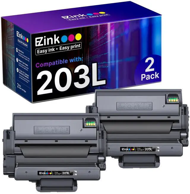 Main image of Compatible Replacement for Samsung 203L 203 D203L Toner Cartridge | to use with ProXpress M3370FD M3870FW M4070FR M3320ND M3820DW M4020ND (Black, 2 Pack)
