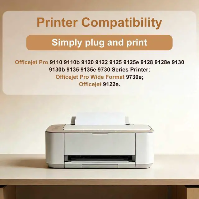 Alt view image 2 of 7 - 936XL 936e Black Ink Cartridges Compatible With HP 936 Black Ink Compatible with OfficeJet Pro 9120 9122 9125 9128 9130 9117b 9120b 9130e 9125e 9128e High Yield Updated with V19.12.1 Chip (2 Pack)