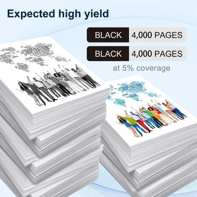Alt view image 3 of 7 - 305A 305X Black High-Capacity CE410X Toner Cartridge Replacement for HP 305 | Works with HP LaserJet Pro 400 Color M451dn M451nw M451dw MFP M475dw M475dn Pro 300 M375nw (2 Pack)
