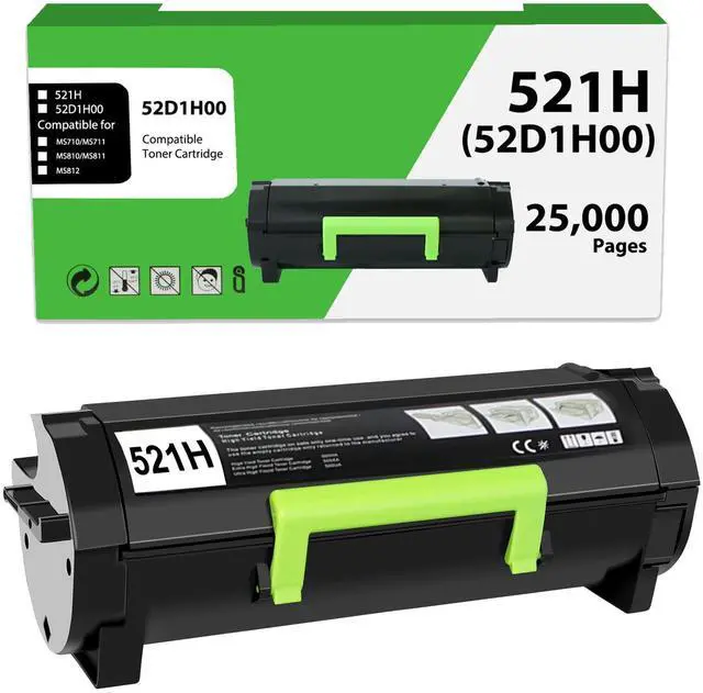 Main image of 521H 52D1H00 Toner Cartridge Compatible for Lexmark MS810 Toner 521H 52D1H00 for MS810n MS810dn MS810de MS811 MS811n MS811dn MS811dtn MS812 MS812dn MS812de MS710 MS710n MS711 MS711dn Printer