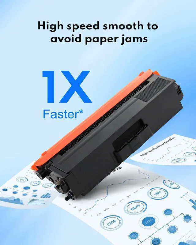 Alt view image 5 of 7 - TN-315 BK/C/M/Y High Yield Toner Cartridge 4 Pack Compatible Replacement for Brother TN-315 TN315 TN310 MFC-9970CDW HL-4150CDN HL-4570CDW MFC-9460CDN MFC-9560CDW Printer
