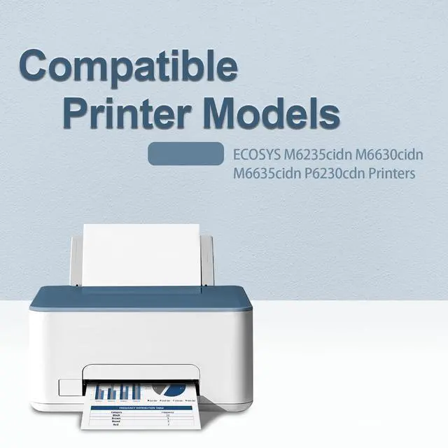 Alt view image 2 of 7 - TK5272 Toner Cartridges with Chip High-Yield | Replacement for Kyocera TK-5272 TK5272K TK-5272K Toner for ECOSYS M6235cidn M6630cidn M6635cidn P6230cdn Printers4packs