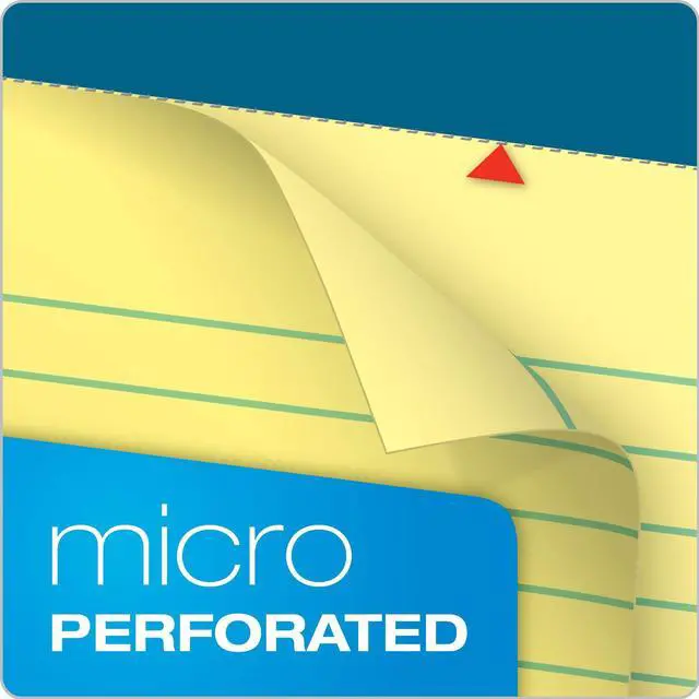 Alt view image 5 of 6 - Docket Legal Pads, 6 Pack, Premium Note Pads, 100 Law Ruled 8.5" x 11" Sheets, Canary Yellow Paper with Firm Back, Professional Legal & Office Notepads, 2X More Sheets, Proudly Made in the USA