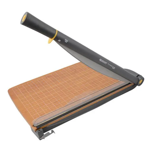 Alt view image 3 of 7 - TrimAir Guillotine Paper Cutter, Paper Trimmer with Sharp and Durable Titanium-Bonded Blade, Maximum Safety Features, 18-Inch, Back to School, School Supplies, Classroom