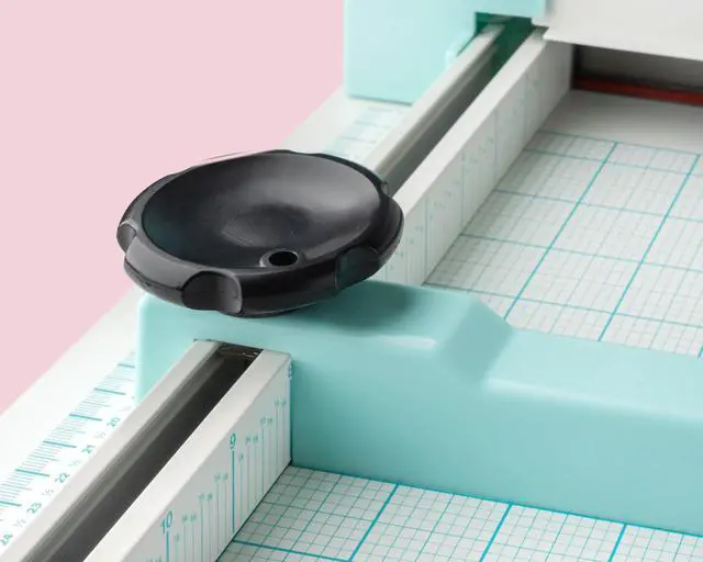 Alt view image 7 of 7 - We R Makers Cinch Stack Cutter, Heavy Duty Guillotine Paper Cutter for 1 Thick Stacks, Precision Alignment, Easy Operation, Paper Cutter Guillotine for Scrapbooking, Card Making, and Crafting