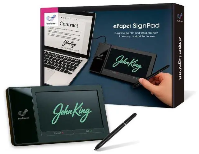Main image of ePaper SignPad - e-Signature on MS Word, PDF, JPG and PNG with timestamp