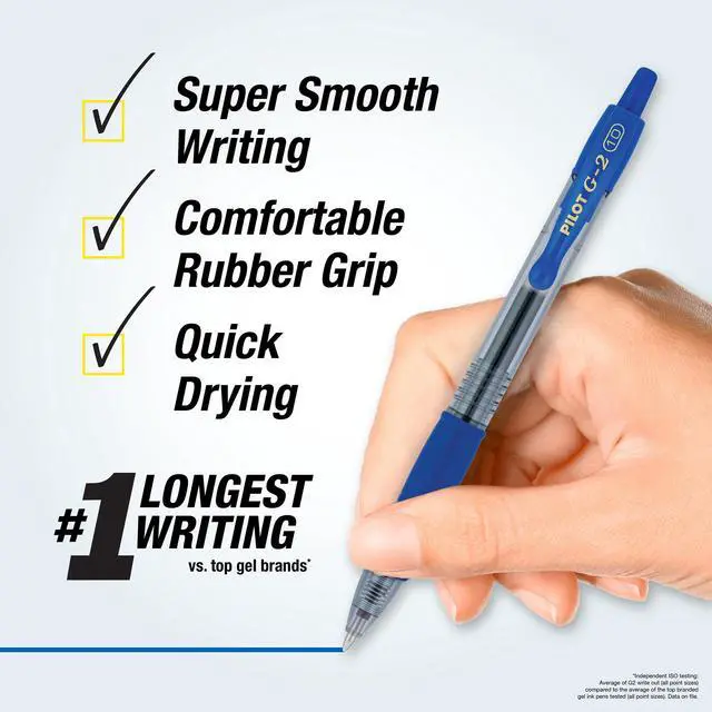 Alt view image 2 of 7 - G2 Premium Gel Pens, Blue Pens, Bold Point 1 mm, Tub of 48, Blue