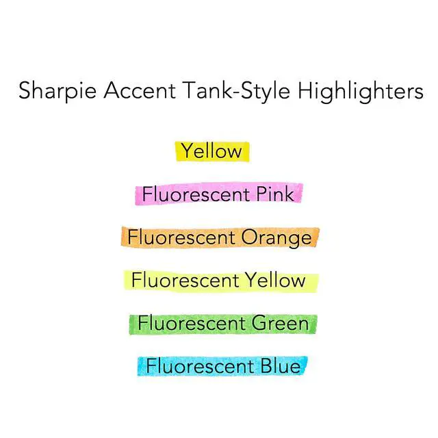Alt view image 4 of 5 - Tank Style Highlighters, Chisel Tip, Fluorescent Blue, Box of 12 (Pack of 12)