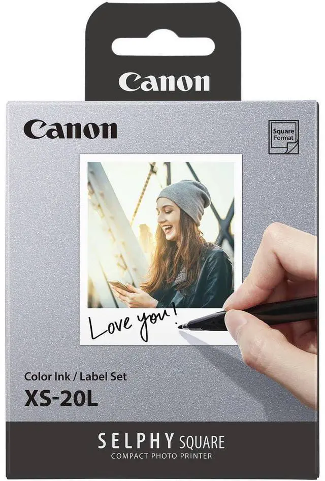 Alt view image 3 of 4 - 5 Pack SELPHY Color Ink/Label XS-20L Set, 20 Sheets