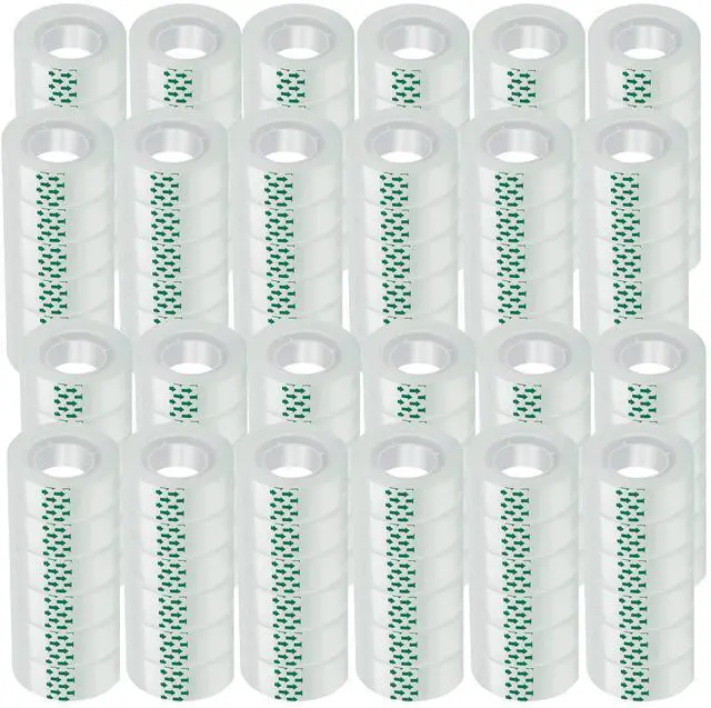 Main image of 144 Rolls Transparent Tape Refills Rolls Each Rol 1 inch Corel 3/4 x 900 Inches,for School,Office, Home