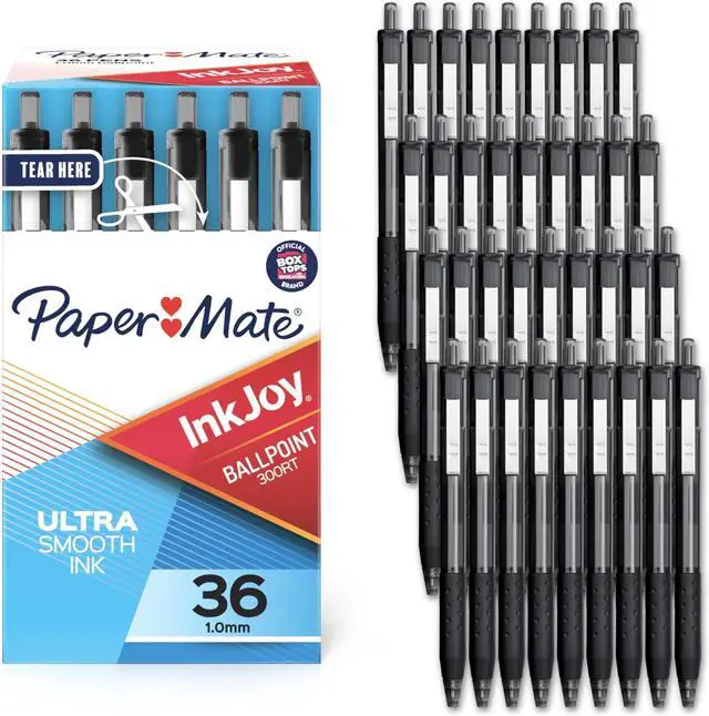Main image of InkJoy 300RT Retractable Ballpoint Pens, Medium Point (1.0mm), Black, Pack of 216, Ideal for Office Supplies, Journaling, and Writing Accessories