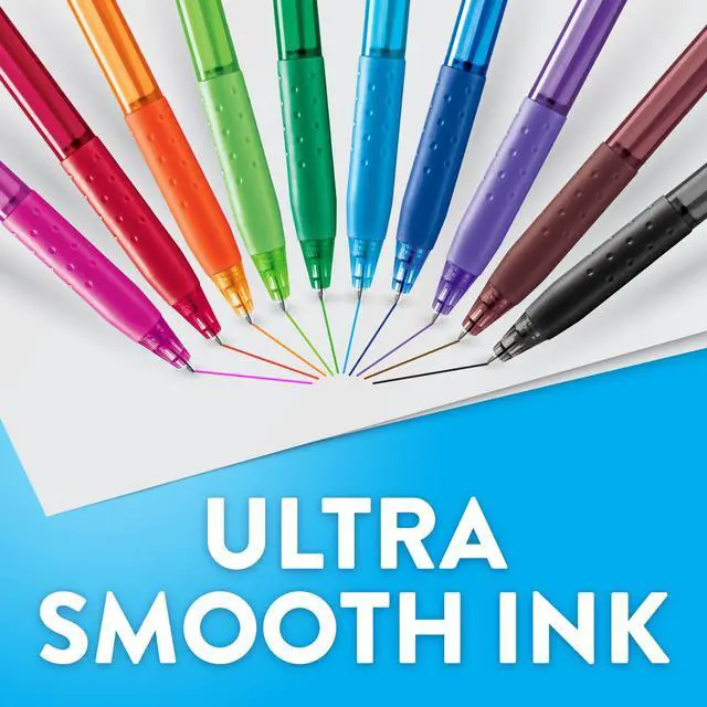 Alt view image 3 of 7 - InkJoy 300RT Retractable Ballpoint Pens, Medium Point (1.0mm), Black, Pack of 216, Ideal for Office Supplies, Journaling, and Writing Accessories
