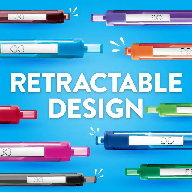Alt view image 5 of 7 - InkJoy 300RT Retractable Ballpoint Pens, Medium Point (1.0mm), Black, Pack of 216, Ideal for Office Supplies, Journaling, and Writing Accessories