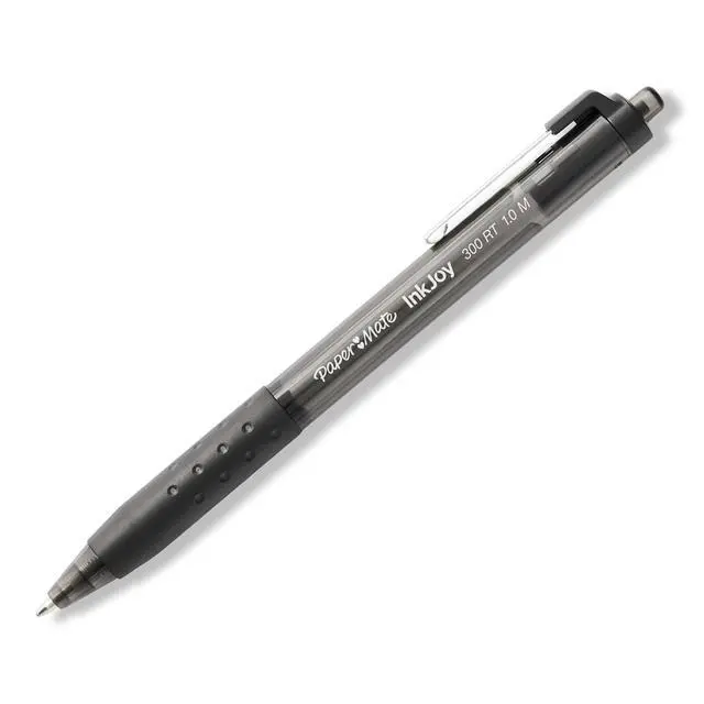 Alt view image 2 of 7 - InkJoy 300RT Retractable Ballpoint Pens, Medium Point (1.0mm), Black, Pack of 216, Ideal for Office Supplies, Journaling, and Writing Accessories