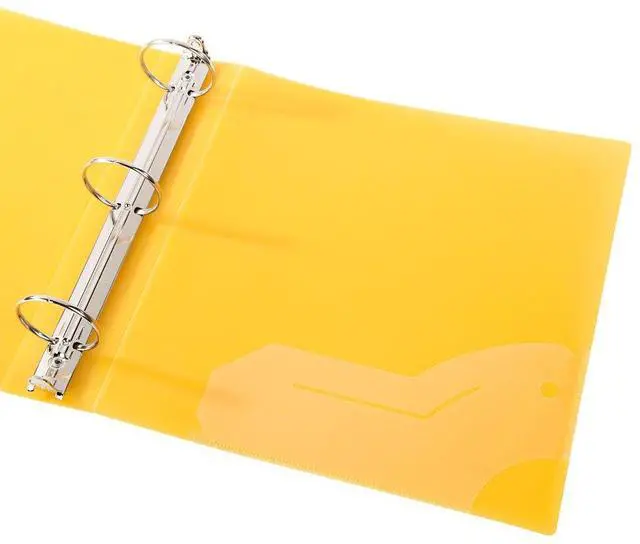 Alt view image 6 of 7 - 3 Ring Binder, 2 Inch Capacity, Frosted, Letter Size, Blueberry, Strawberry, Grape, Lemon, Lime, Tangerine (50161-6494)(Pack of 24)
