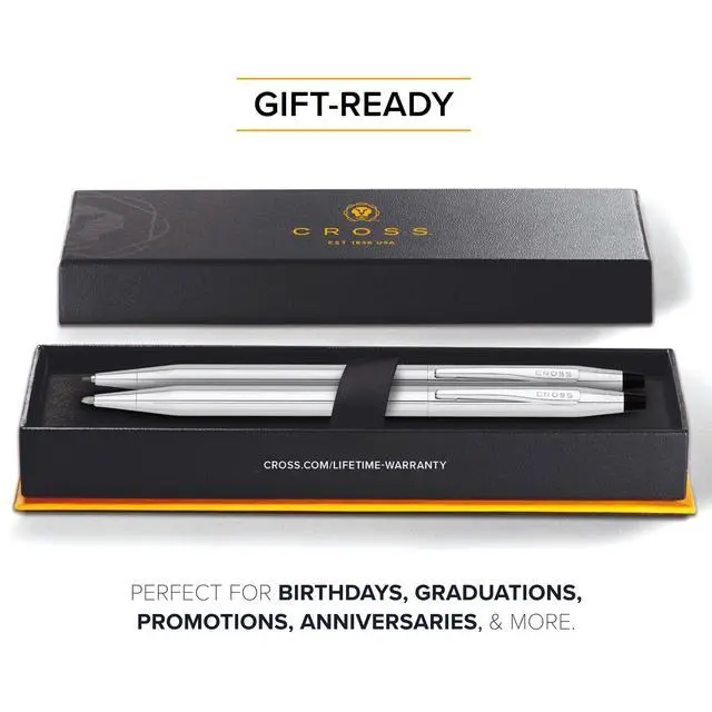 Alt view image 5 of 6 - Classic Century Lustrous Chrome Pen and Pencil Set - 350105