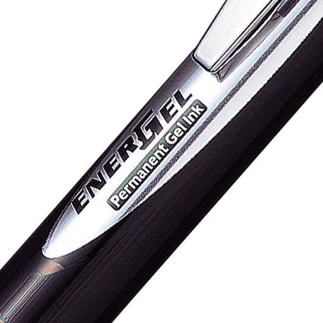 Alt view image 3 of 7 - EnerGel Permanent Security Pen Black 0.7mm Pack of 48 BLP77-AX