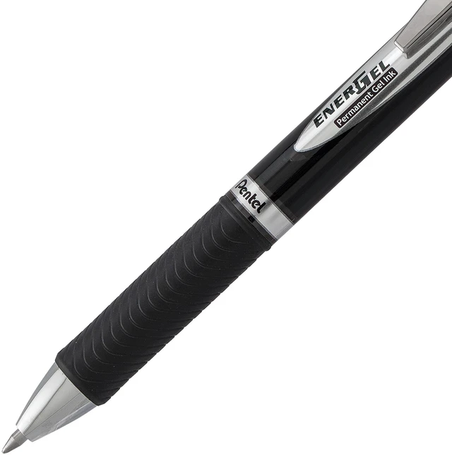 Alt view image 7 of 7 - EnerGel Permanent Security Pen Black 0.7mm Pack of 48 BLP77-AX