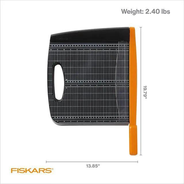 Alt view image 6 of 6 - 12" Recycled Bypass Guillotine Paper Cutter, Self-Sharpening | Paper Trimmer for Crafting and Scrapbooking, Arts and Crafts Supplies, Photo Cutter with 30% Recycled Materials