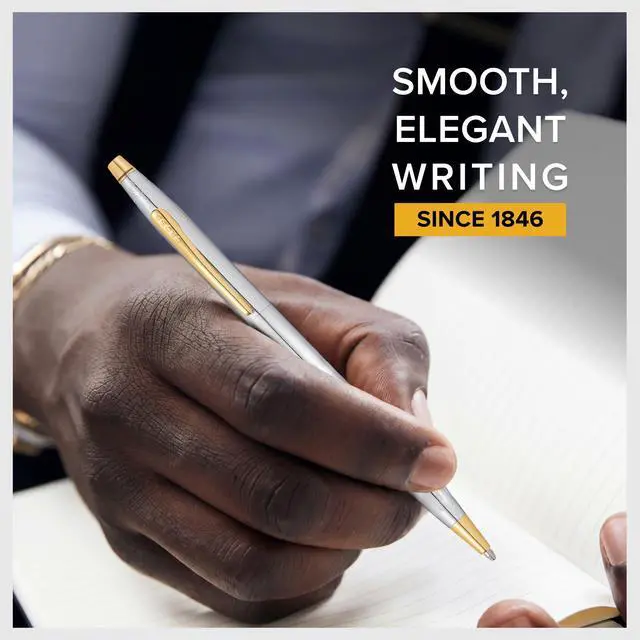 Alt view image 2 of 6 - Classic Century Refillable Pen & Pencil Gift Set Presented in a Luxury Gift Box - Medium Point, Black Ink, Medalist