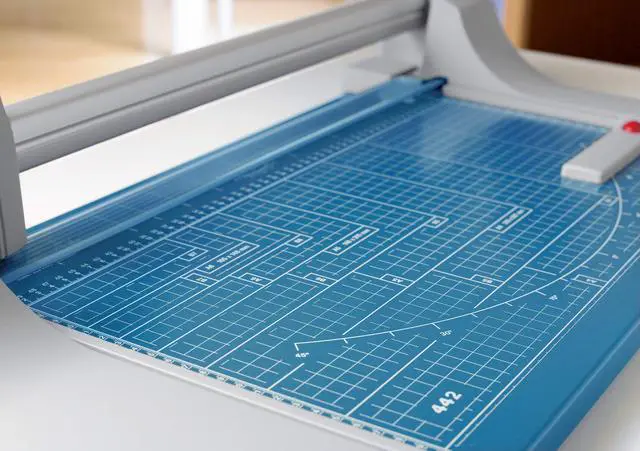 Alt view image 5 of 6 - 442 Premium Rotary Trimmer, 20" Cut Length, 30 Sheet Capacity, Self-Sharpening, Automatic Clamp, German Engineered Paper Cutter