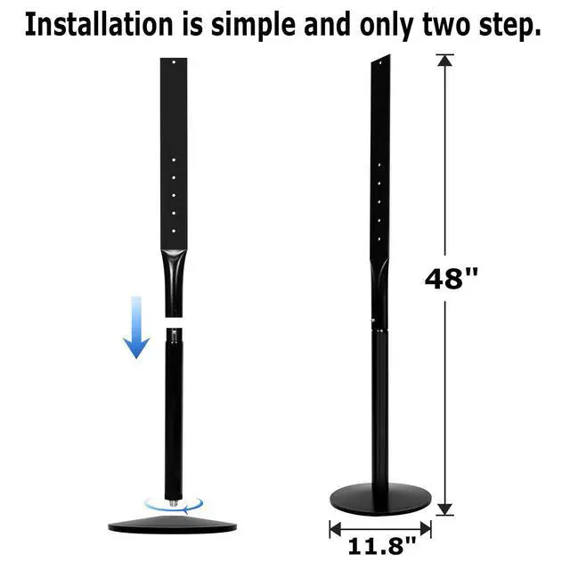 Alt view image 3 of 7 - Parking Sign Post 48" Heavy Duty Cast Iron Parking Signs Stand, Movable Sign Stand for Hanging Signs, Black (2 Packs, 15pounds)