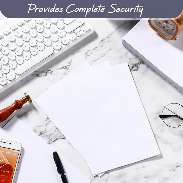 Alt view image 4 of 6 - 800 Counts White Envelopes 6 x 9 Inch Self Adhesive Catalog Security Mailing Envelopes with Adhesive for Mailing Storage Organizing Home Office